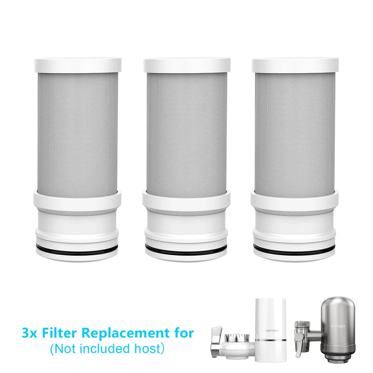 

3x Replacement Filter for ALTHY Faucet Water Purifier