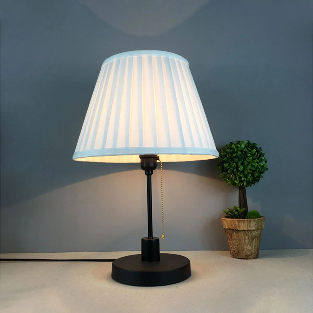 

Pleated Cloth Lampshade E27 Table Floor Bedside Wall Lamps Cover Decor Lighting Accessories Replace Dirty Broken