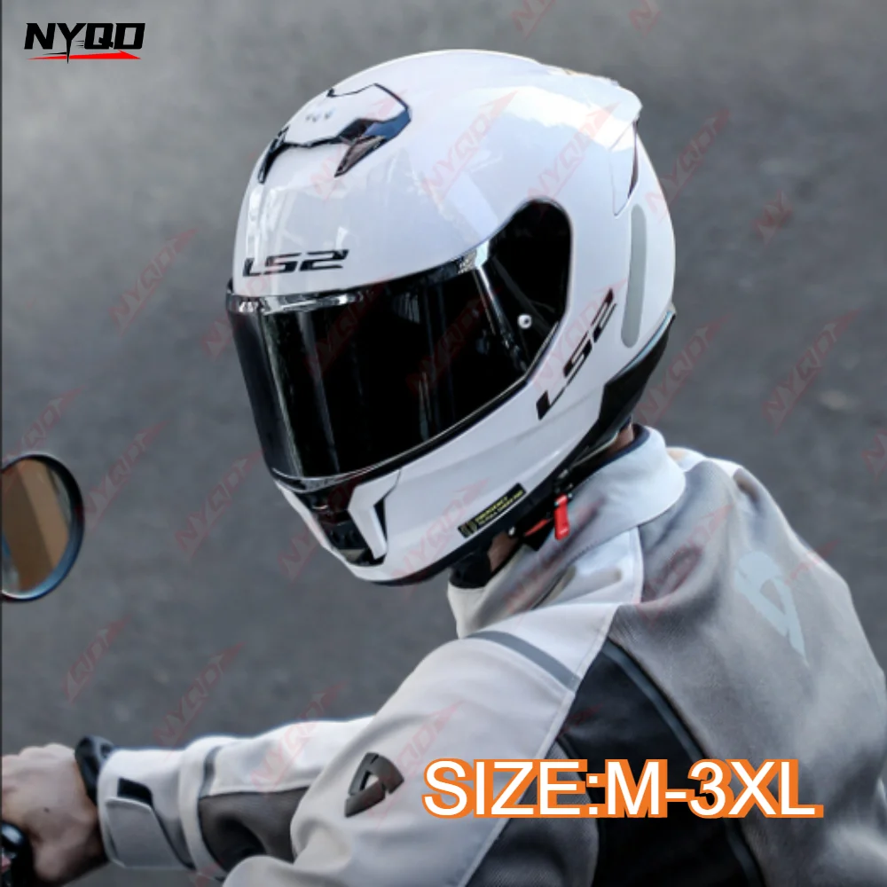 

LS2 FF818 Dual Visor Full Face Motorcycle Helmet Ultra Lightweight Comfortable All Season Anti Fog ECE