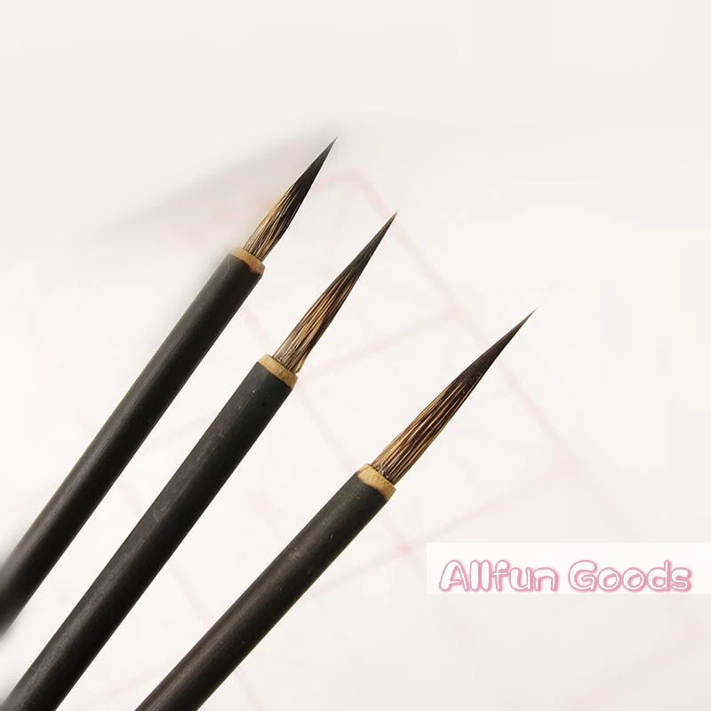 [TG835]Retro Chinese Calligraphy Mouse Whiskers Brush Fine Brushes For Painting Writing And Art Creation