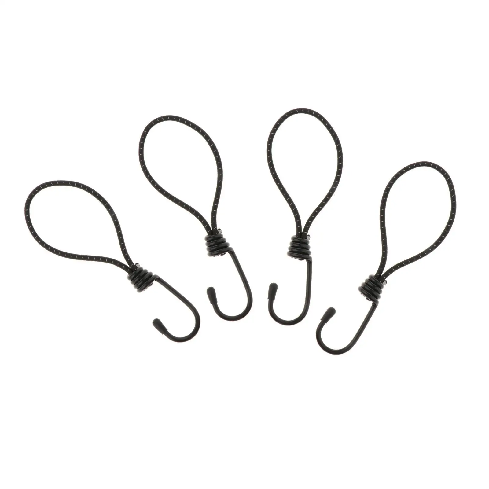 Elastic Rope Hook Bungee Tie Down Strap Buckle Rope Clip Tensioner for Camping Outdoor Tarp Tent Wire Rack Organization