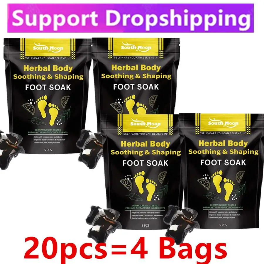 20PCS Fat Burning Foot Bath Salt Soak Fast Slimming Ginger Relax Health Salt Stress Weight Body Detox Care Soak Foot Loss