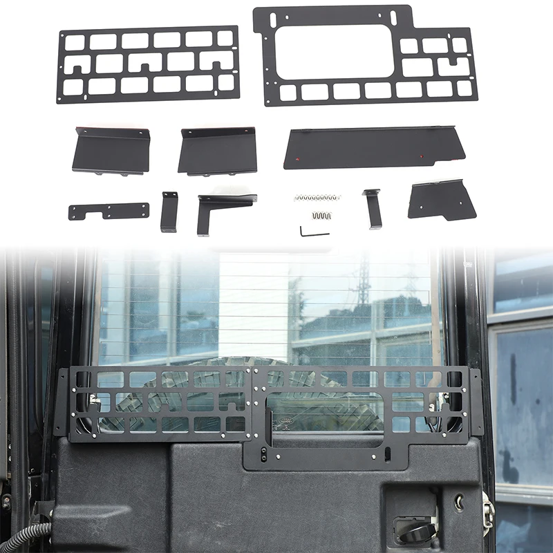 

For Land Rover Defender 2004-2019 Car Tailgate Glass Window Storage Fence Bracket Storage Bracket Car Modification Accessories