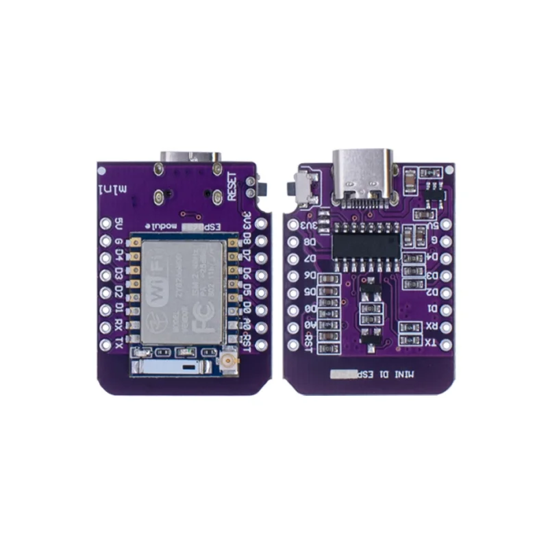 Placa de desarrollo WiFi Mini Pin, NodeMCU Lua IOT, ESP8266, ESP-07, CH340G, USB, tipo C, ESP-07 S, 3,3 V
