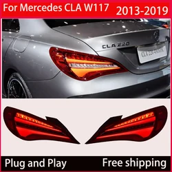Car Styling Head Lamp For Benz CLA 2013-2019 Taillight Dynamic Turn Signal Mercedes W117 CLA180 CLA200 CLA300 Rear Lamp DRL+Turn