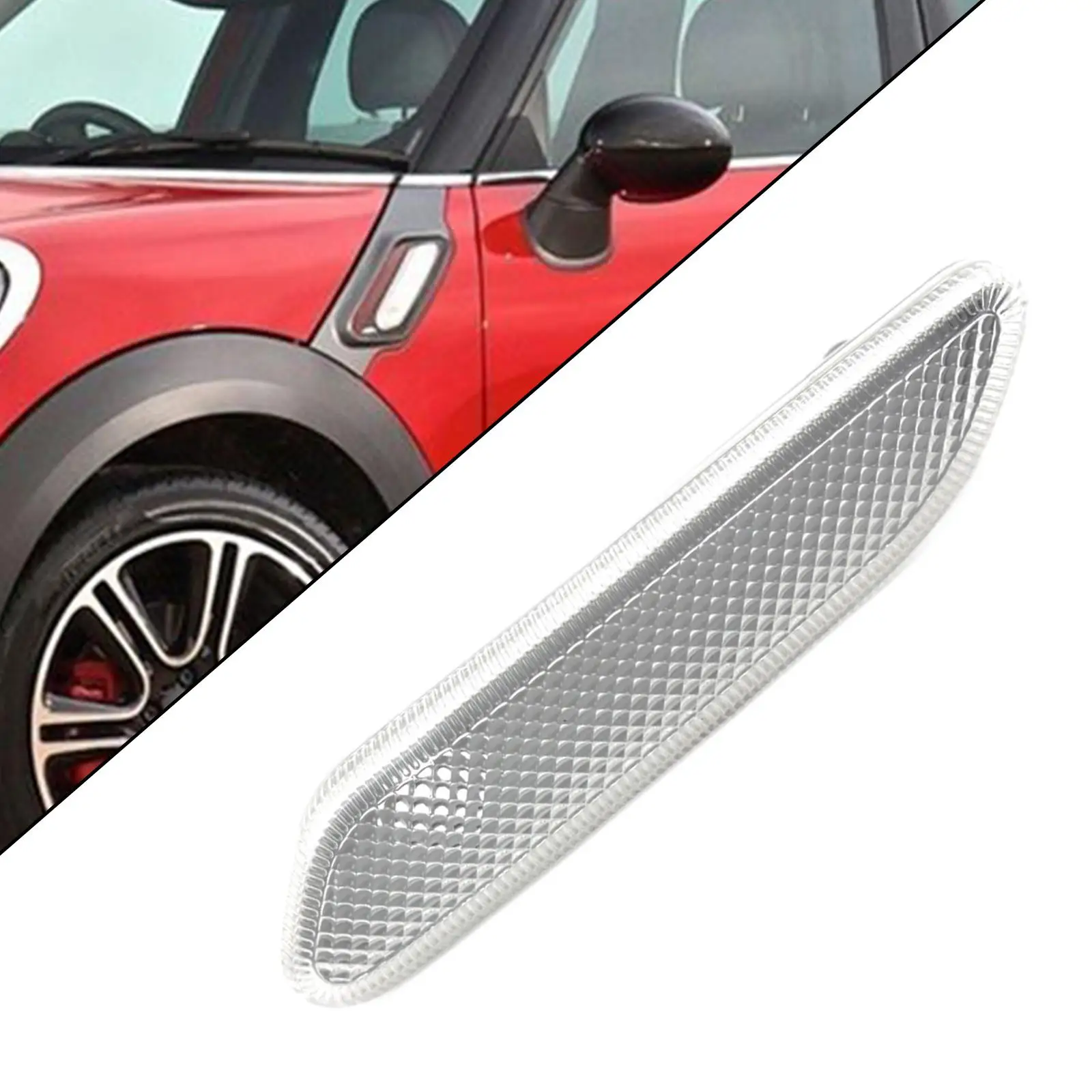 

High Performance Car Side Marker Light Right Side PP Material Easy to Install Replacement for MINI R61 Paceman Spare Parts