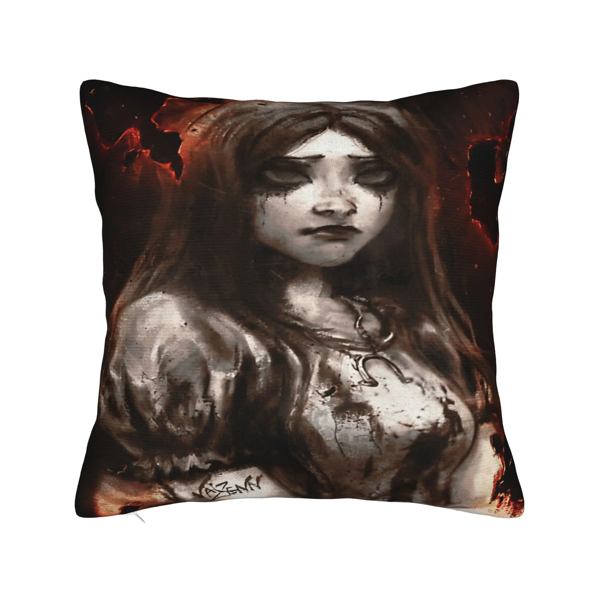 Game A-Alice Madness Returns Pillow Case  Comfy Pillow Cover Vintage Pillowcases For Office Car Home Decor