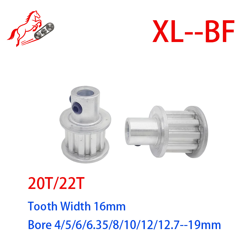 

XL BF 20/22 Tooth Timing Pulley Bore 4/5/6/6.35/8/1012/12.7/14/15/16/17/18/19/20mm Synchronous Wheel For Band Width16mm