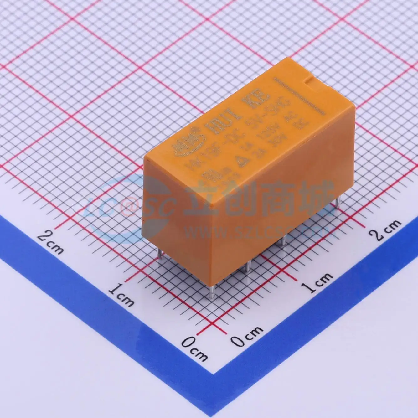 16pcs HK19F-DC5V-SHG Y) 5V DIP 20.2x10mm DPDT Power Relay PCB Electronic Switch