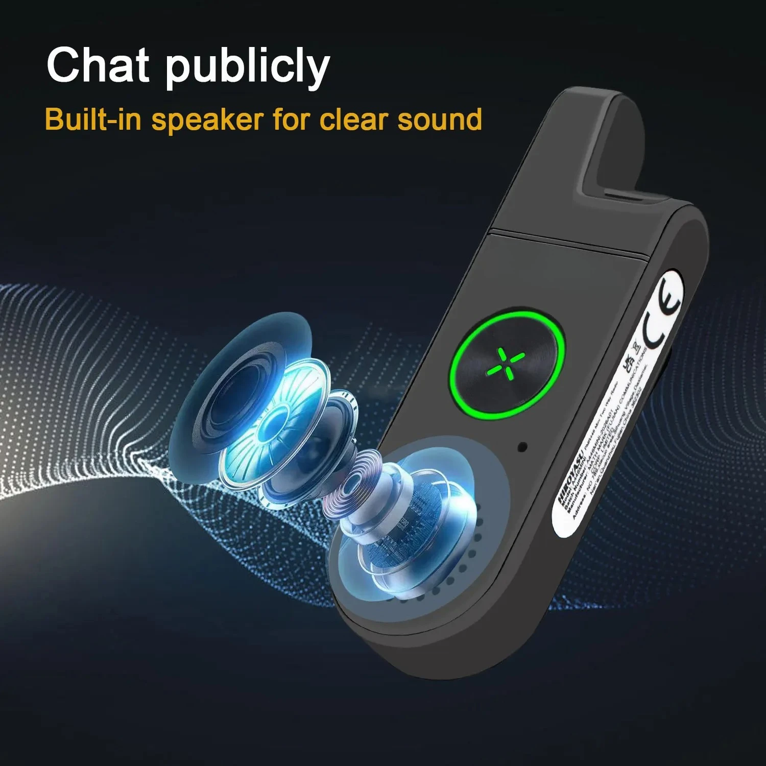Twin Pack Takies Walkies ANYSECU A446MINI 446MHz Radio PMR446 Mini Walkies Talkies Tiny Mini-elegant Business Two Way Radio