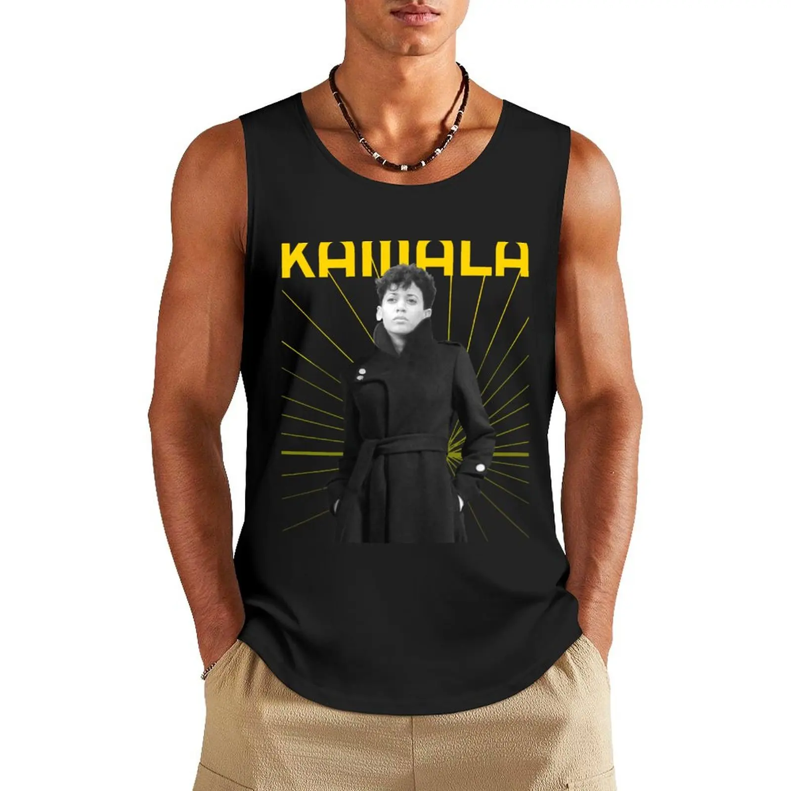 Young Kamala Harris Tank Top Men's t-shirt gym clothes man sleeveless man shirts sleeveless Men's t-shirts