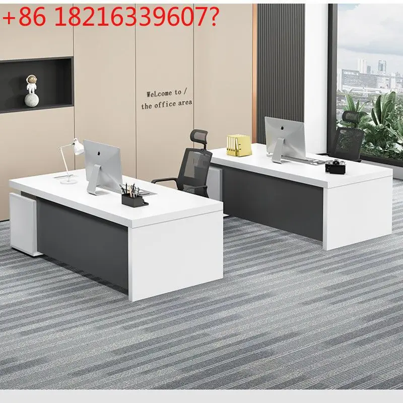 

Простой современный офисный компьютерный стол и стул для офиса, большой новый продукт