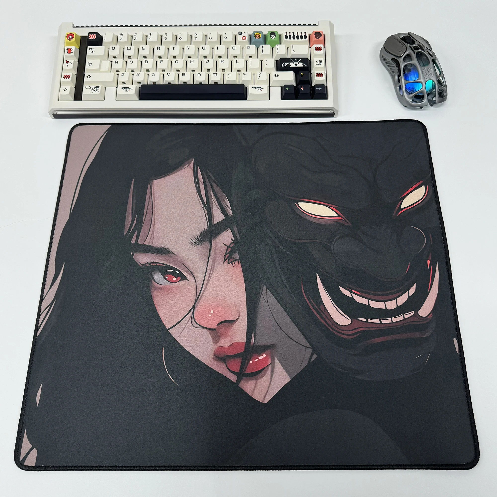 45x40 см игровой коврик для мыши с ультратонкой поверхностью, маска для девочек, скоростной коврик для мыши, геймерский коврик для киберспорта, игровой профессиональный настольный коврик премиум-класса
