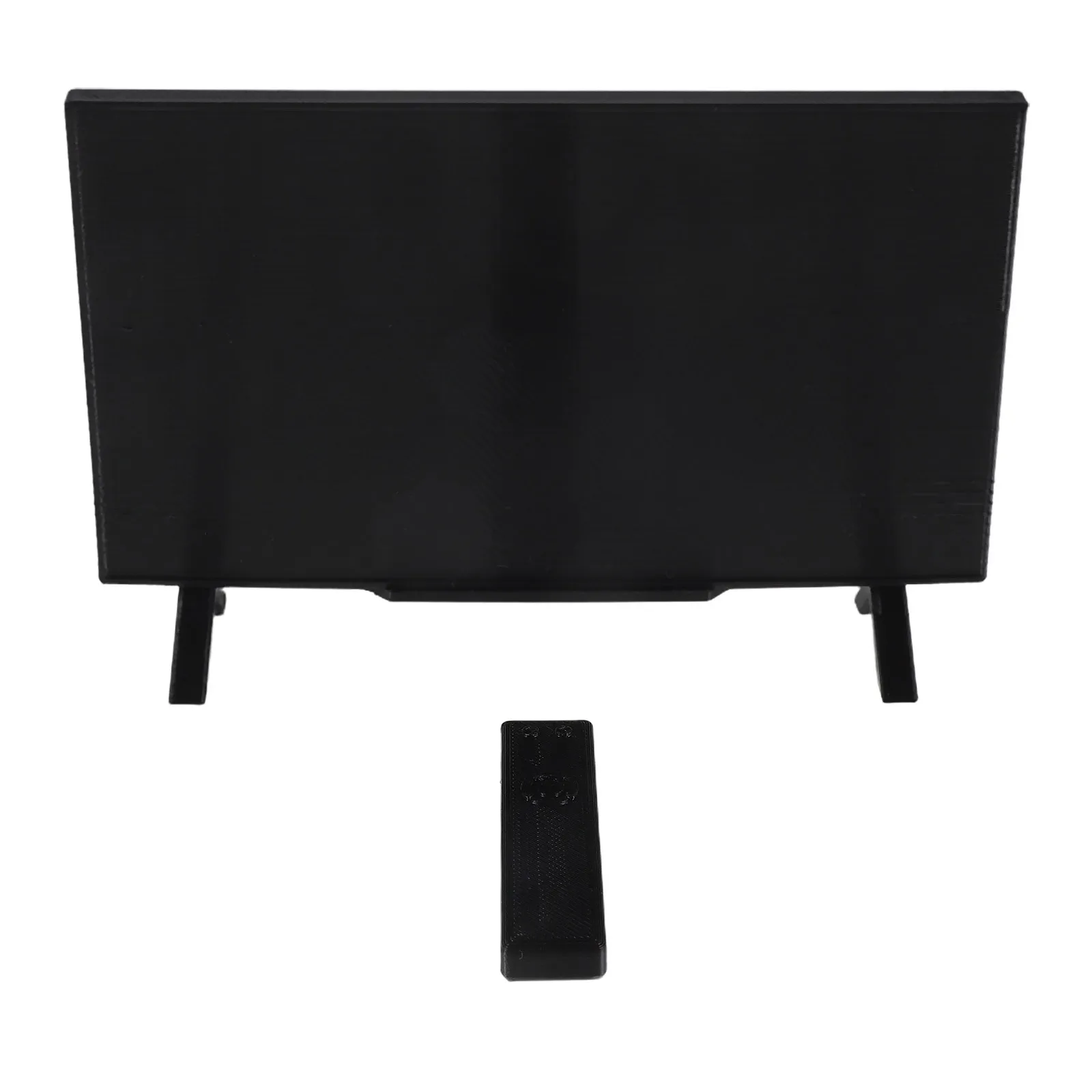 2Sets Miniature Dollhouse Realistic Retro Mini Television 1:6 Scale Dollhouse Furniture Accessories for Creative Play Scenes