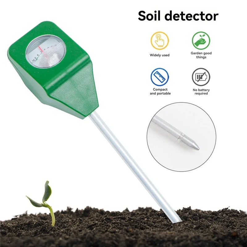 A68Z Garden Plant Humidity Meter Pot Analyzer Square Soil Detector Soil Moisture Meter Soil Acidity Test Tools