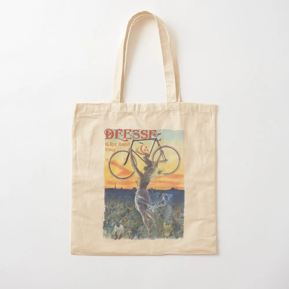 

Bicycle goddess - Jean de Paleologue Tote Bag cute tote bag shopper bag woman Shopper Lady bags Canvas Tote