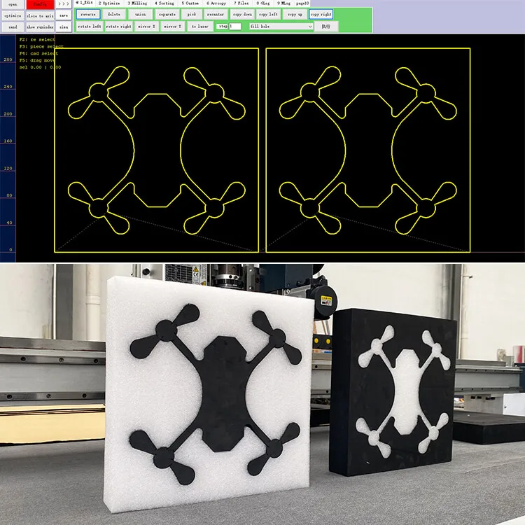 Máquina cortadora de espuma de PVC Máquina de corte de espuma de desenho animado Máquina CNC de corte de espuma