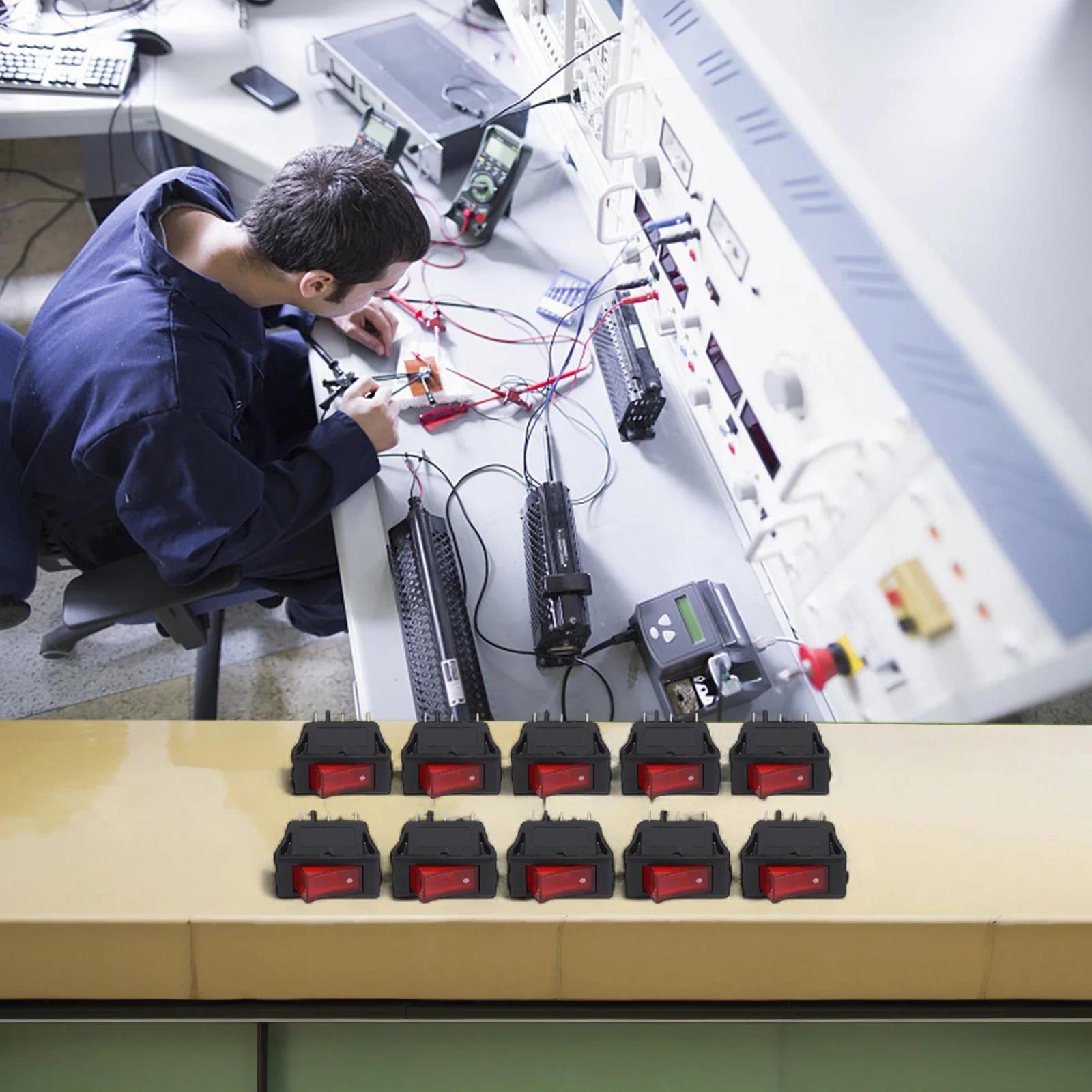 

13,5*28 мм 220 В выключатель лампы компактный переключатель для бытовой техники лампа бытовая техника 6A на 250 В переменного тока простая установка