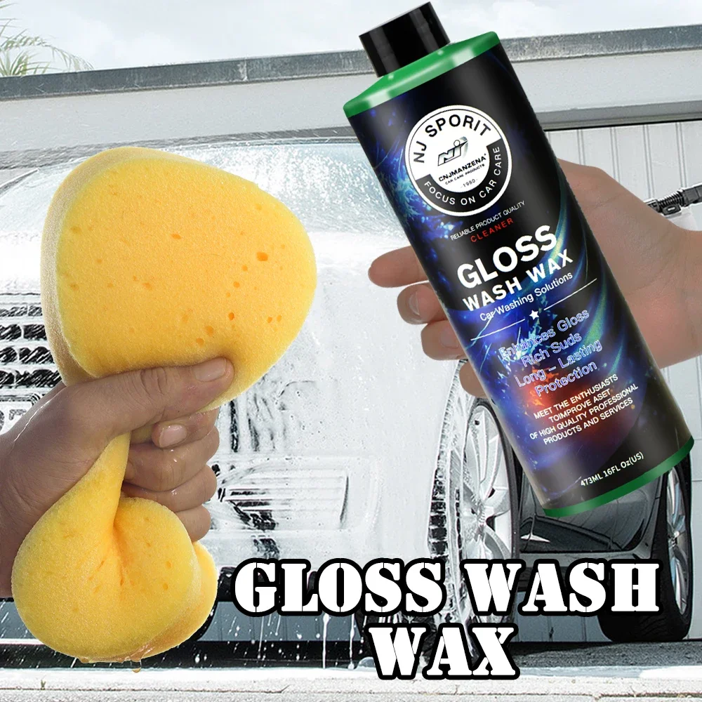 Car Wash Shampoo Gloss Wax Multifunctional Washing Liquid Cleaning Tools Auto Soap foam Windshield Washer Accessories 1:1000