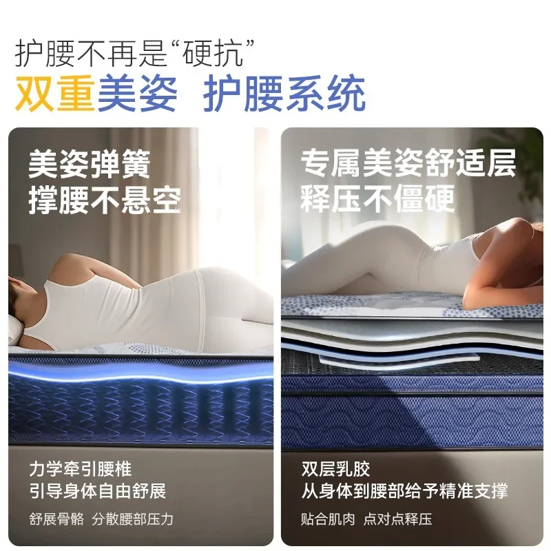 Spring mattress, support sponge household bedroom
