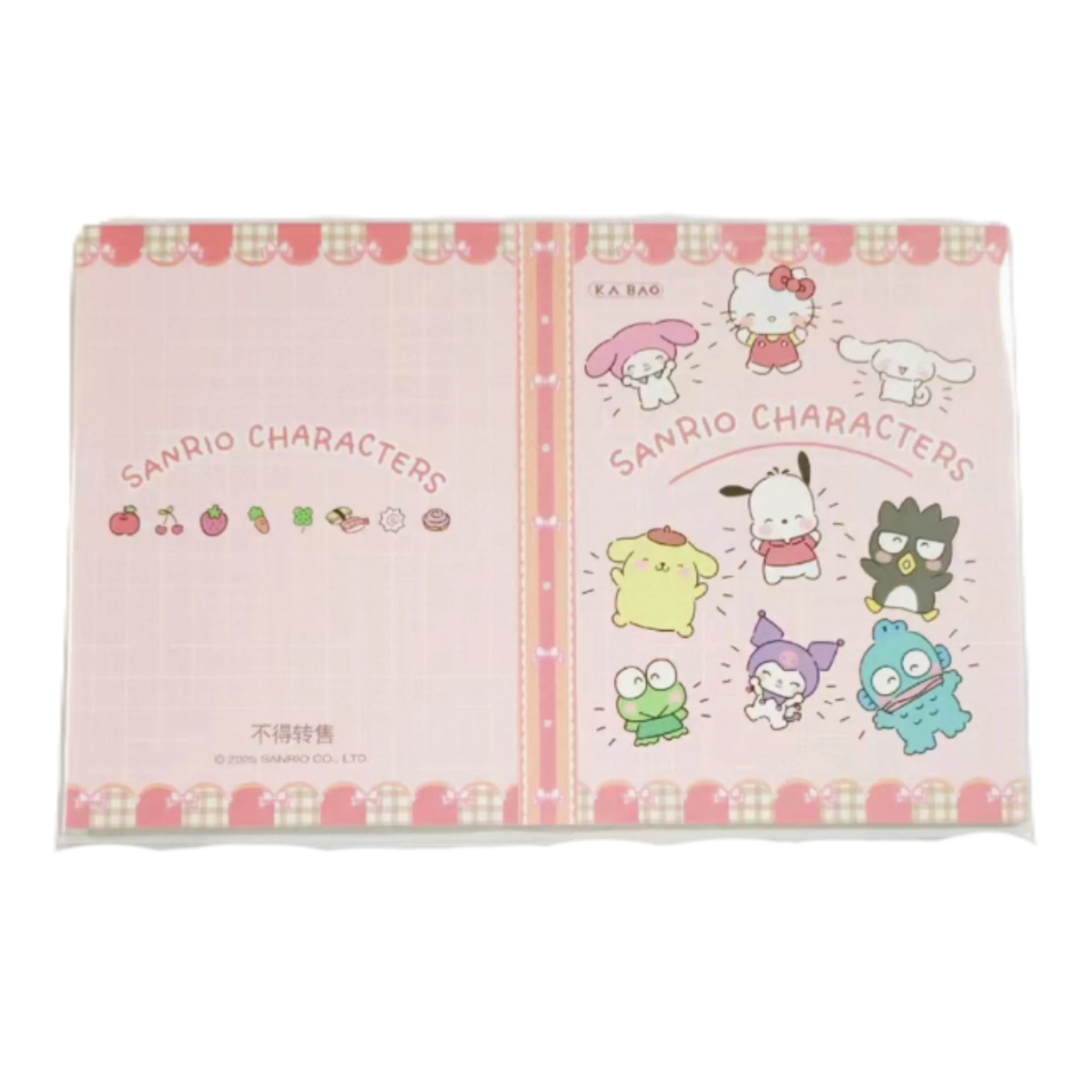 Original Box Card Sanrio Cute Anime Genuine Authorization Party Plan Characters Kuromi Kitty Melody Collection Birthday Gift image 3