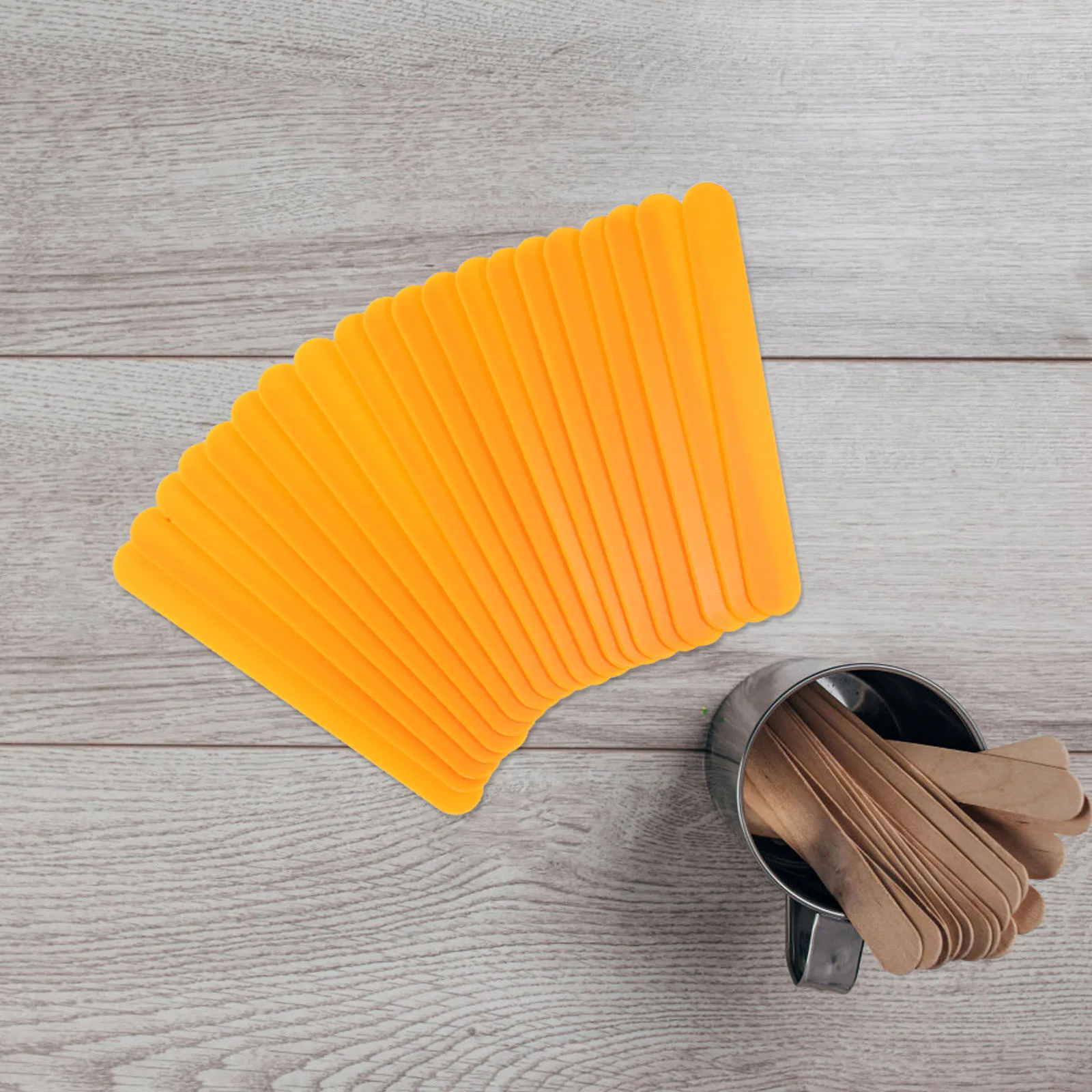 

20pcs Tongue Depressor Plastic Pediatric Spatula Metal Scraper Instrument Sticks Oral Training Examination Durable Versatile