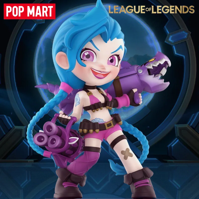 

POP MART League Of Legends Classic Character Blind Box Figure Collectible Desktop Decoration Toy Boy's Birthday Surprise Gift