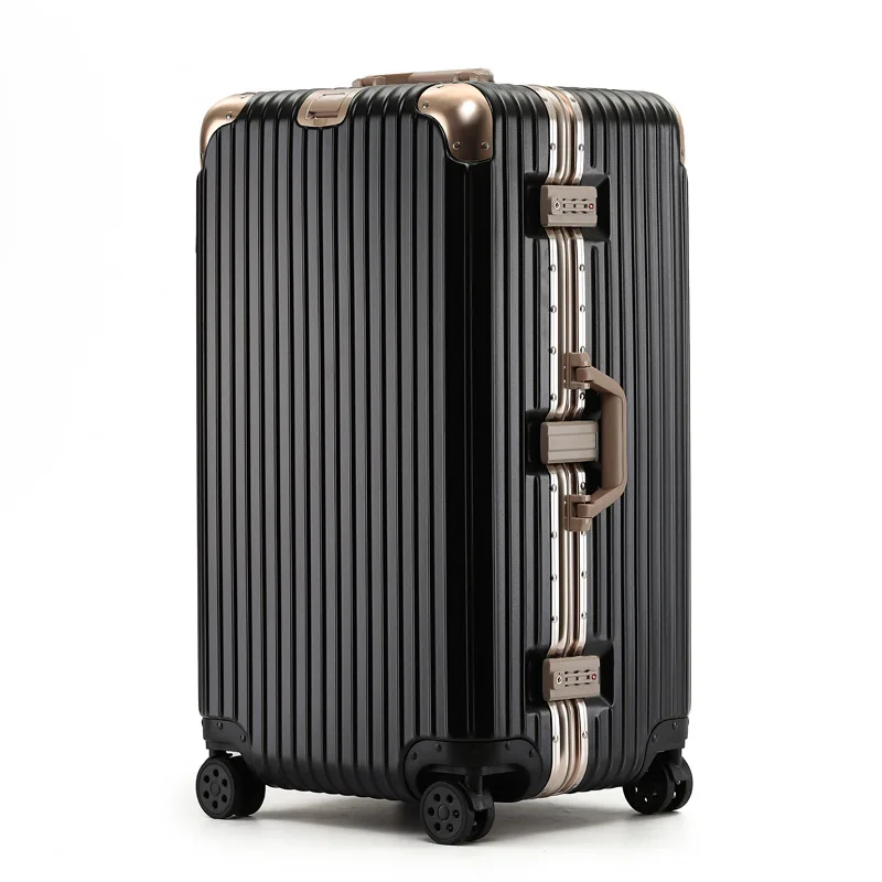 

32-Inch large-capacity thickened aluminum frame universal wheel, password suitcase