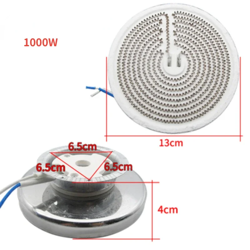 Small sun electric  heater accessories with wire carbon crystal heating plate 1000W