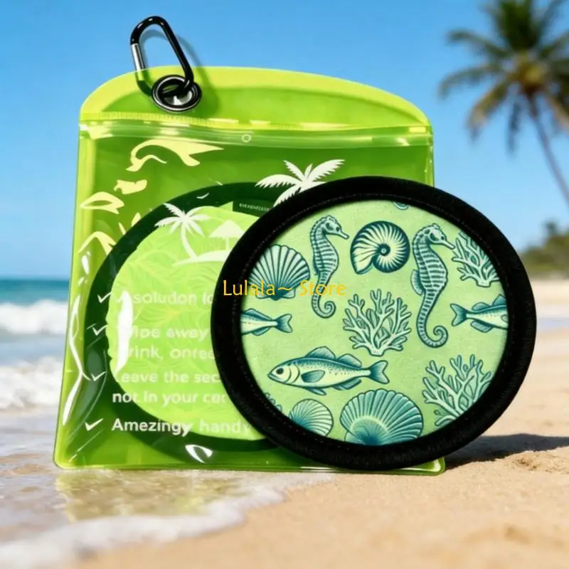 Y4QA Towel and Beachwear Sand Cleanup Bag for Easy Beach Day Packing