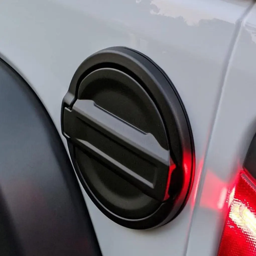 

Fuel Filler Door Locking Gas Tank Cap Cover for Jeep Wrangler 2018-2023 JL Unlimited Gas Tank Cap Aluminum Fuel Door Cover