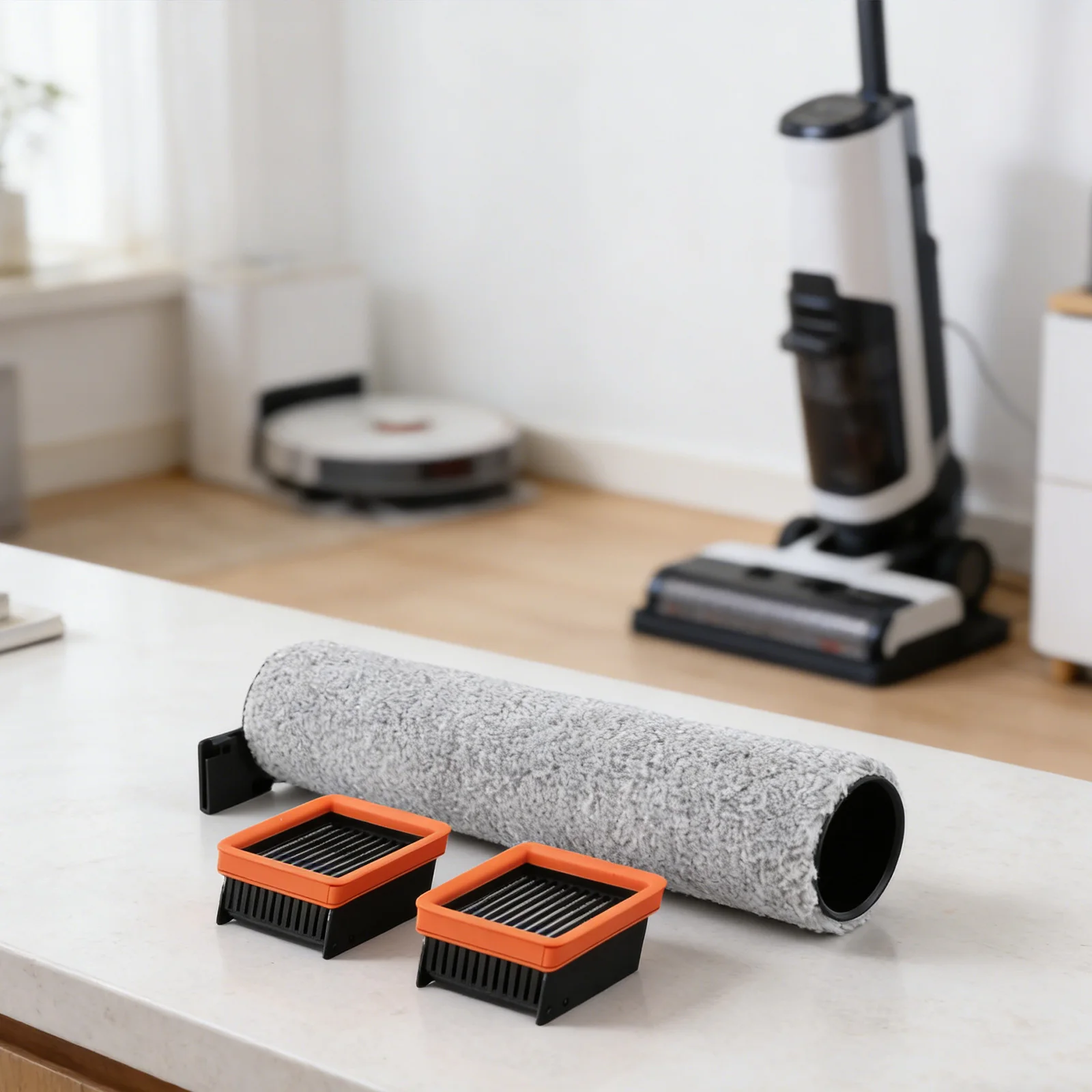 Vacuum Accessories As Shown Roller Brush HEPA Filter for Cleaning Kit Plastic And Nylon Material Thorough Cleaning Experience