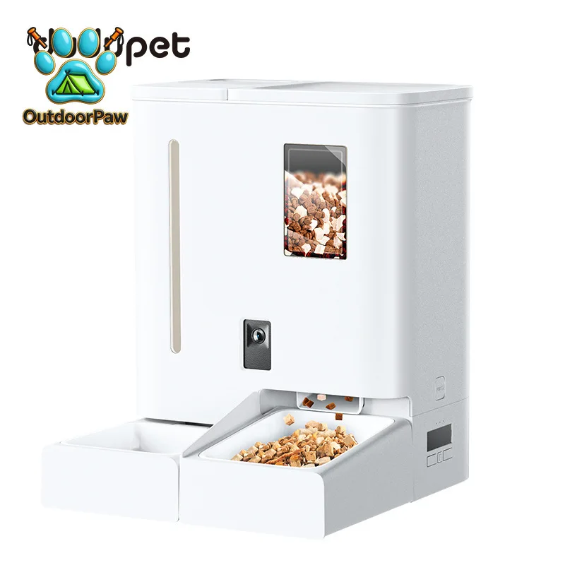 Dudu cat bowl water food integrated pet feeder smart cat water dispenser two-in-one pet automatic feeder