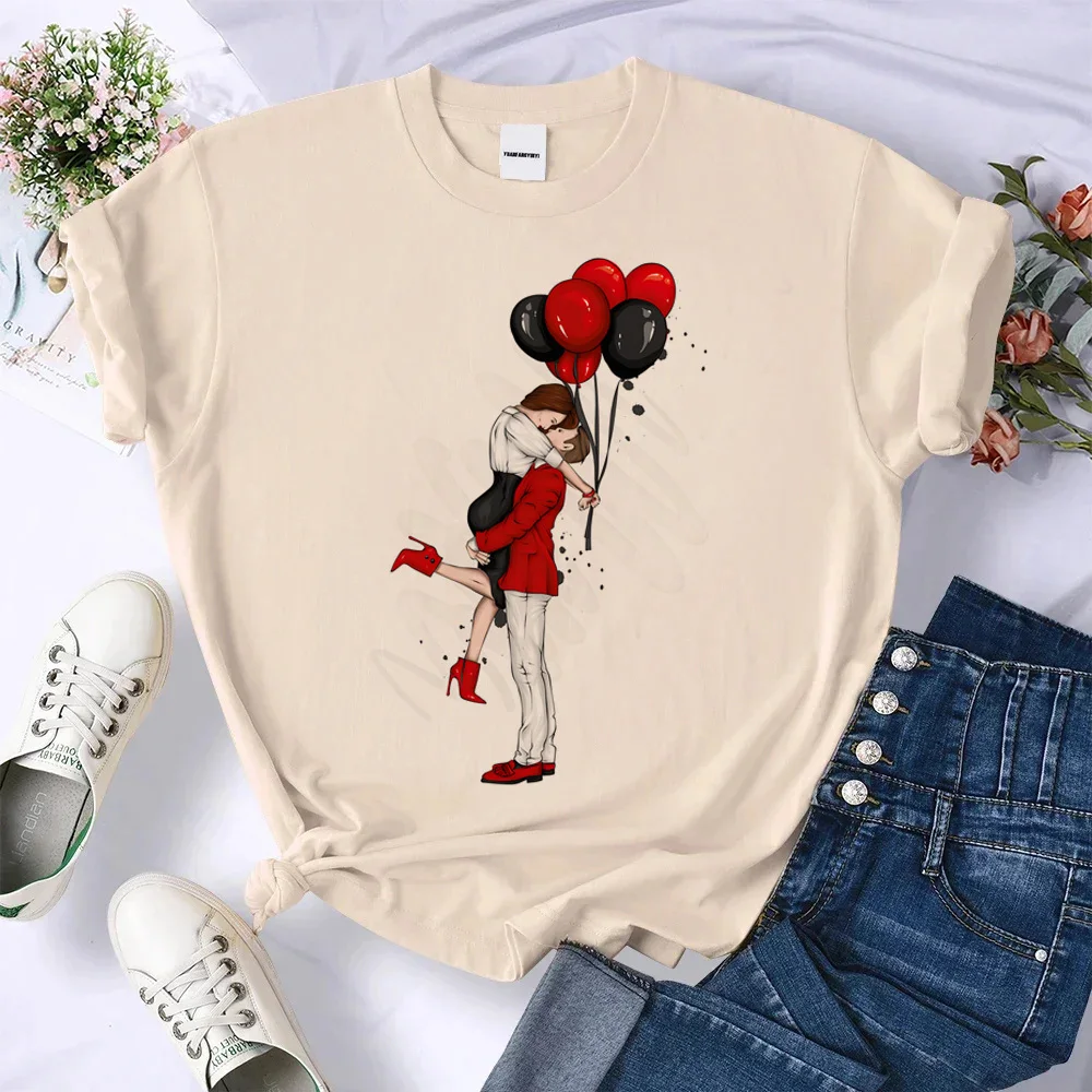 Women Print t-shirt female Classic Vintage University harajuku  korean clothes shirt korean clothes harajuku 2000s Punk Graphic