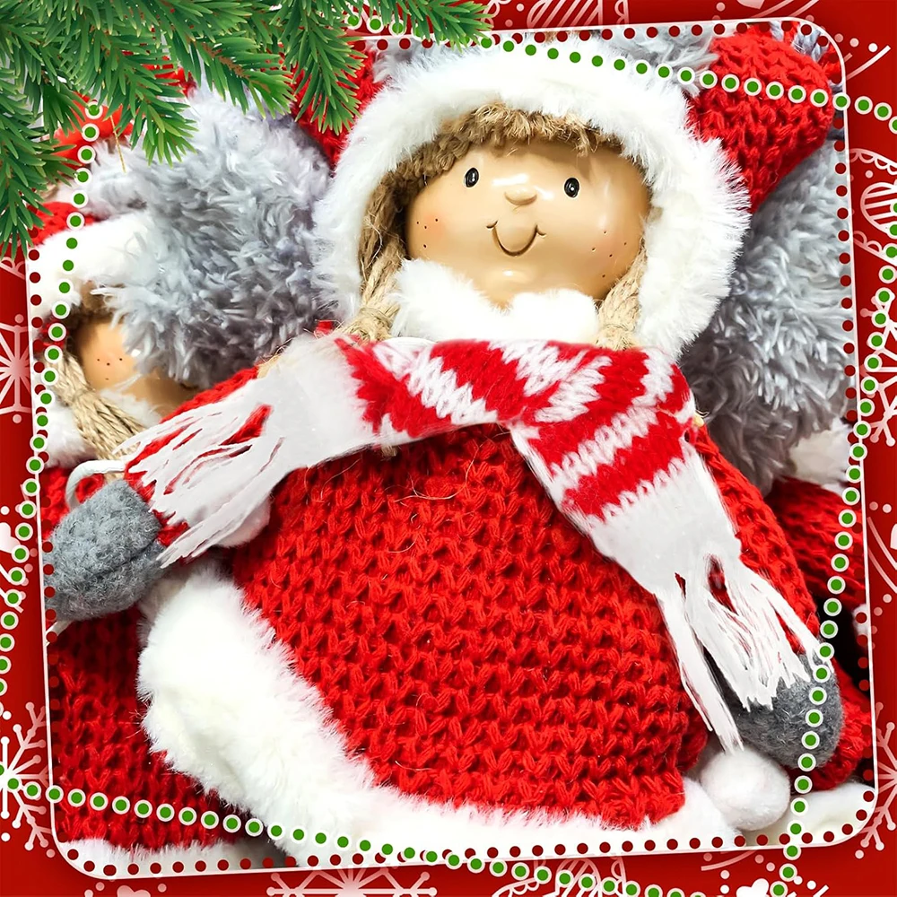 12Pcs Mini Christmas Scarves with Tassels Tiny Snowman Scarves Knitted Scarf Doll Snowman Wine Bottle Scarf DIY Christmas Decor