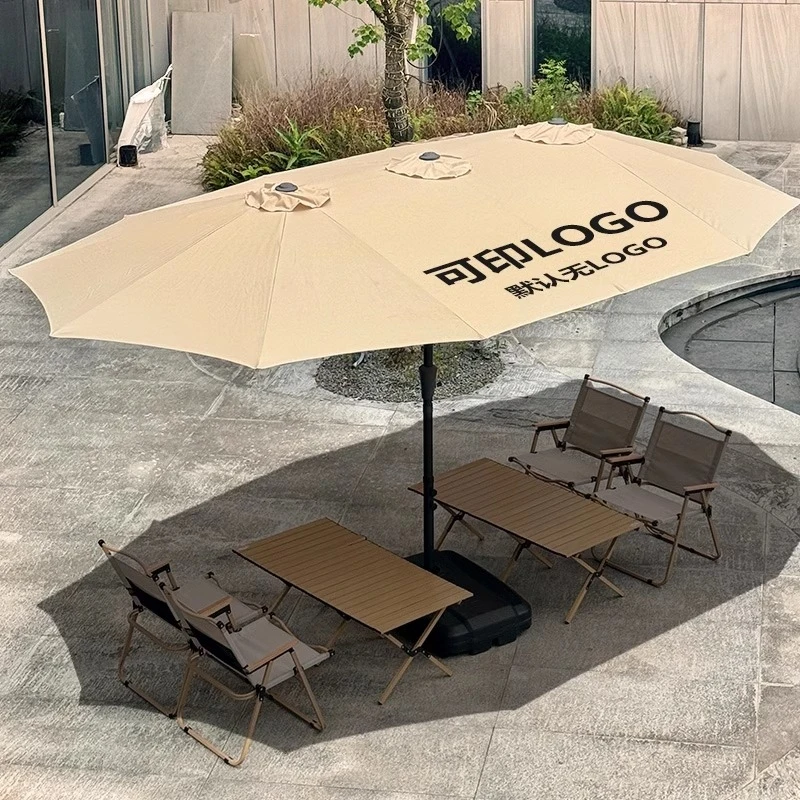 Roman Umbrella, Outdoor Umbrella,Sunshade, Rainproof, UV Protection,Thickened Material, Aluminum Alloy Columns, Rotatable