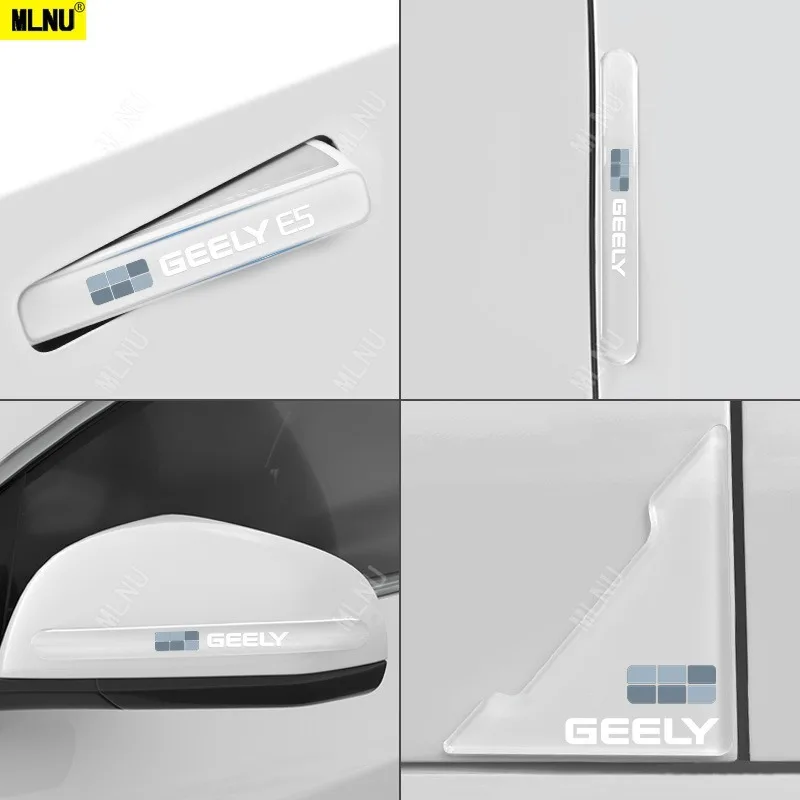 ملصق حماية لمقبض الباب لجيلي EX5/بروتون e.MAS 7 ملحقات السيارة 2025-مضاد للخدش، مقاوم للماء، لمسة مريحة، متينة