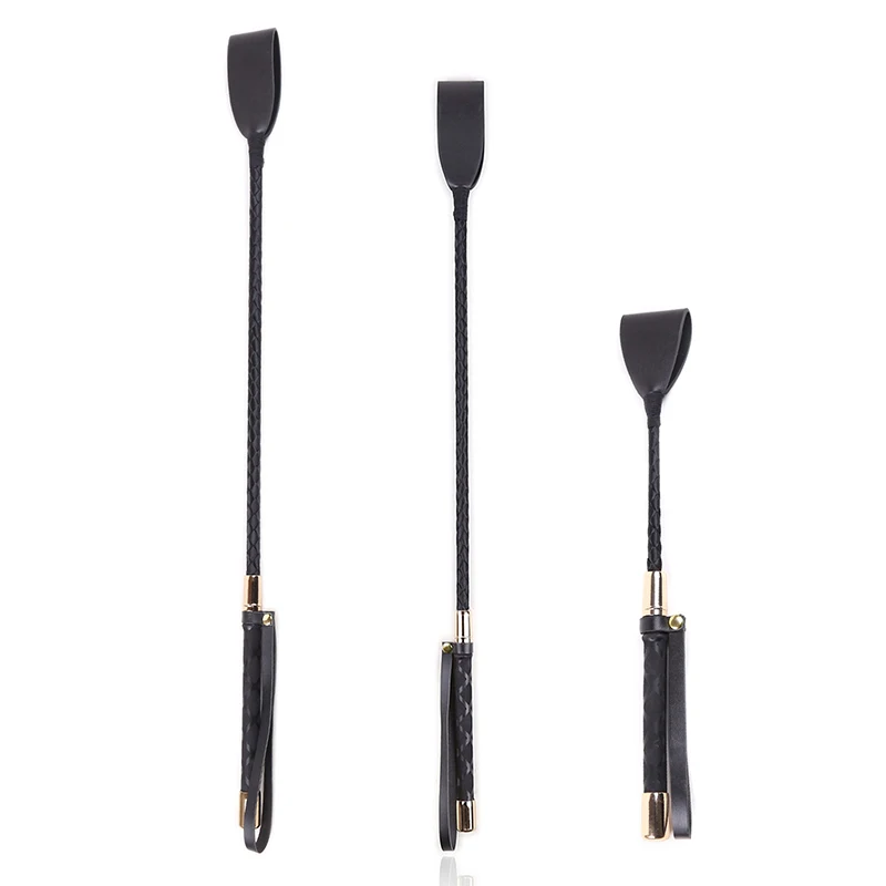 Riding Crop durevole equestre Training PU Leather Outdoor puntatore portatile leggero antiscivolo con manico Horse Whip Racing