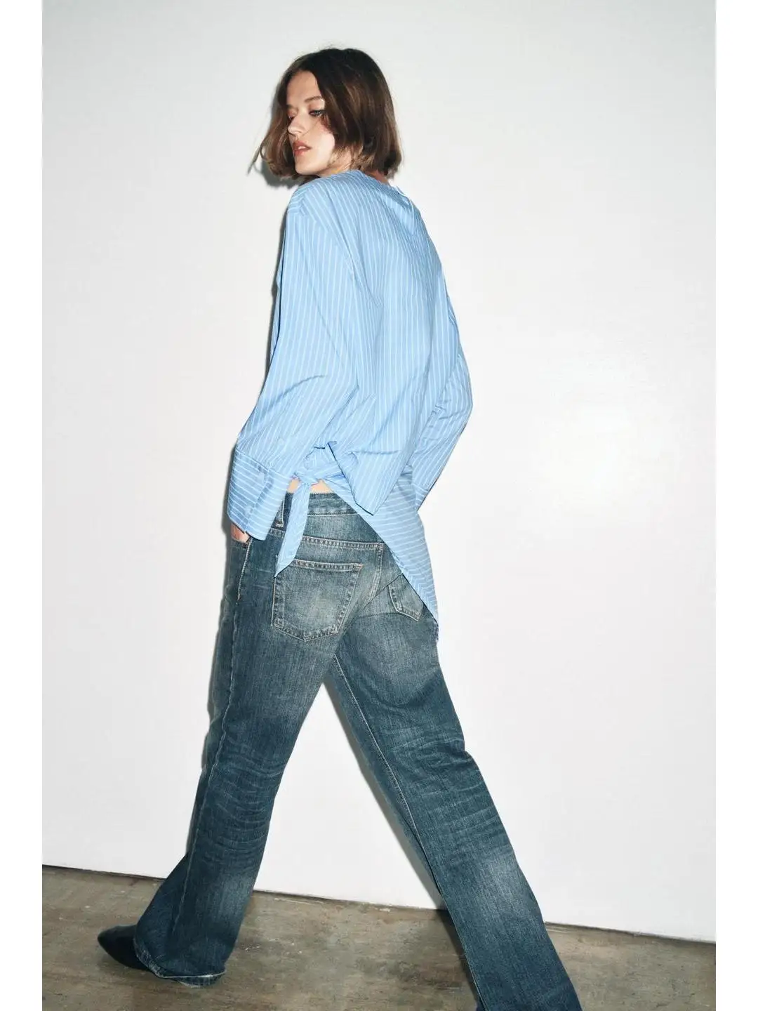 وشاح رومانسي مخطط irt متعدد الأغراض مستقيم قطع مستديرة Ne Work Warehouse أوائل الخريف الفرنسية Sle السيدات Faion