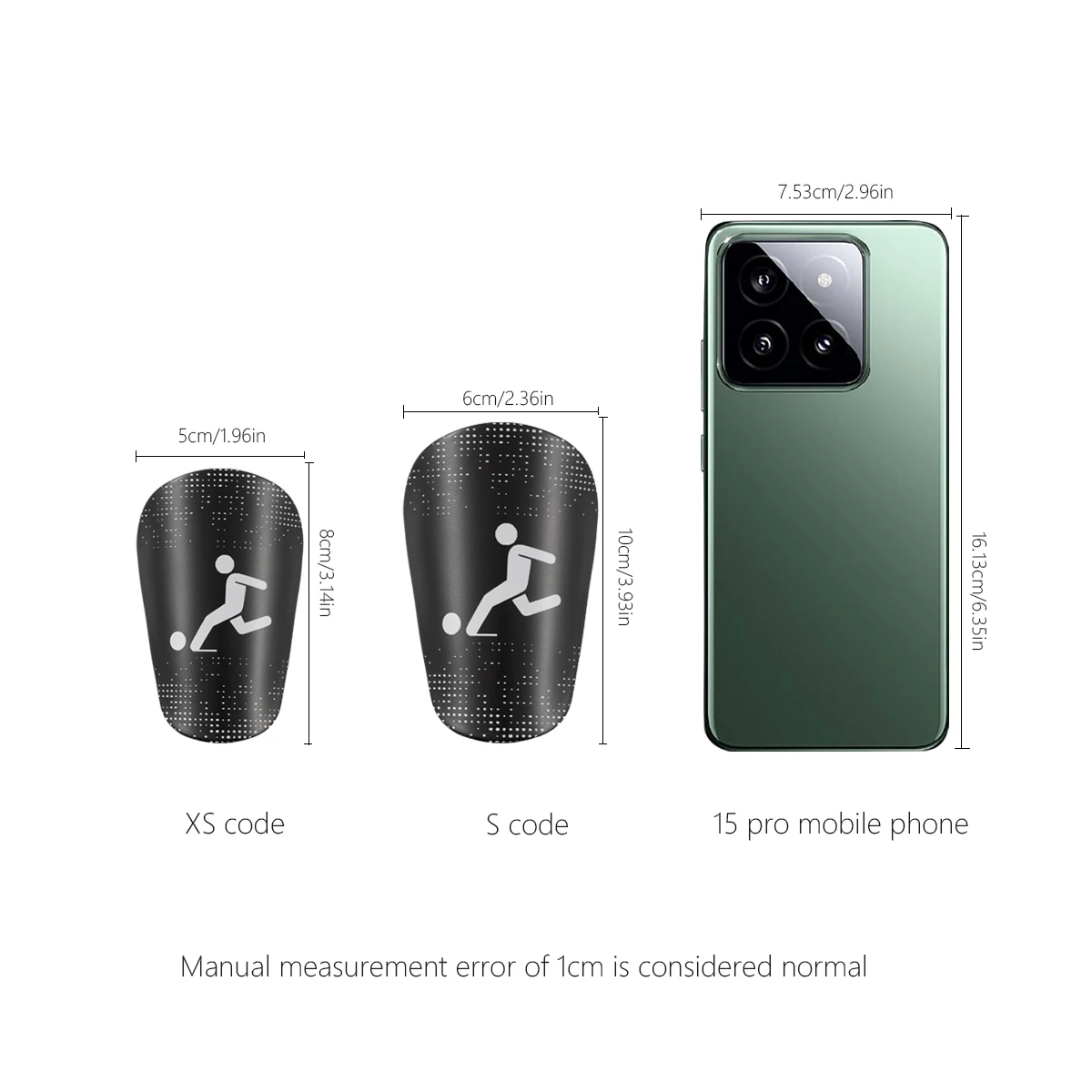 Professional small size football shin guard, mini master board, shin guard with football pattern, small shin guard