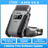 XTOOL Anyscan A30D V2.0 Bluetooth OBD2 Scanner 19+ Service Full System Bidirectional Car Scanner CAN FD FCA Lifetime Free Update