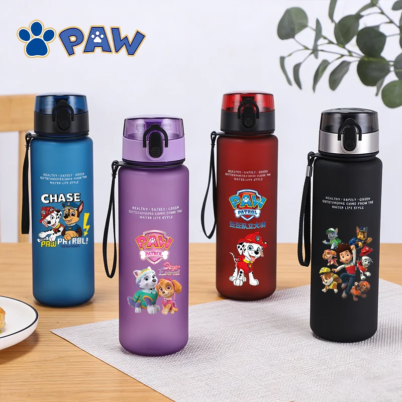 650ML PAW Patrol Jungen-Trinkflasche Cartoon Anime Auslaufsichere Sportflaschen Mädchen Outdoor Tragbare Trinkbecher Saftbecher Geschenke