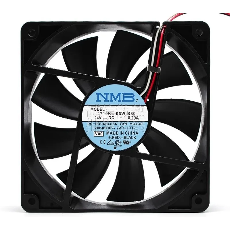 

New Cooler Fan for NMB 4710KL-05W-B30 DC24V 0.20A Cooling Fan 12025 120 * 120 * 25MM