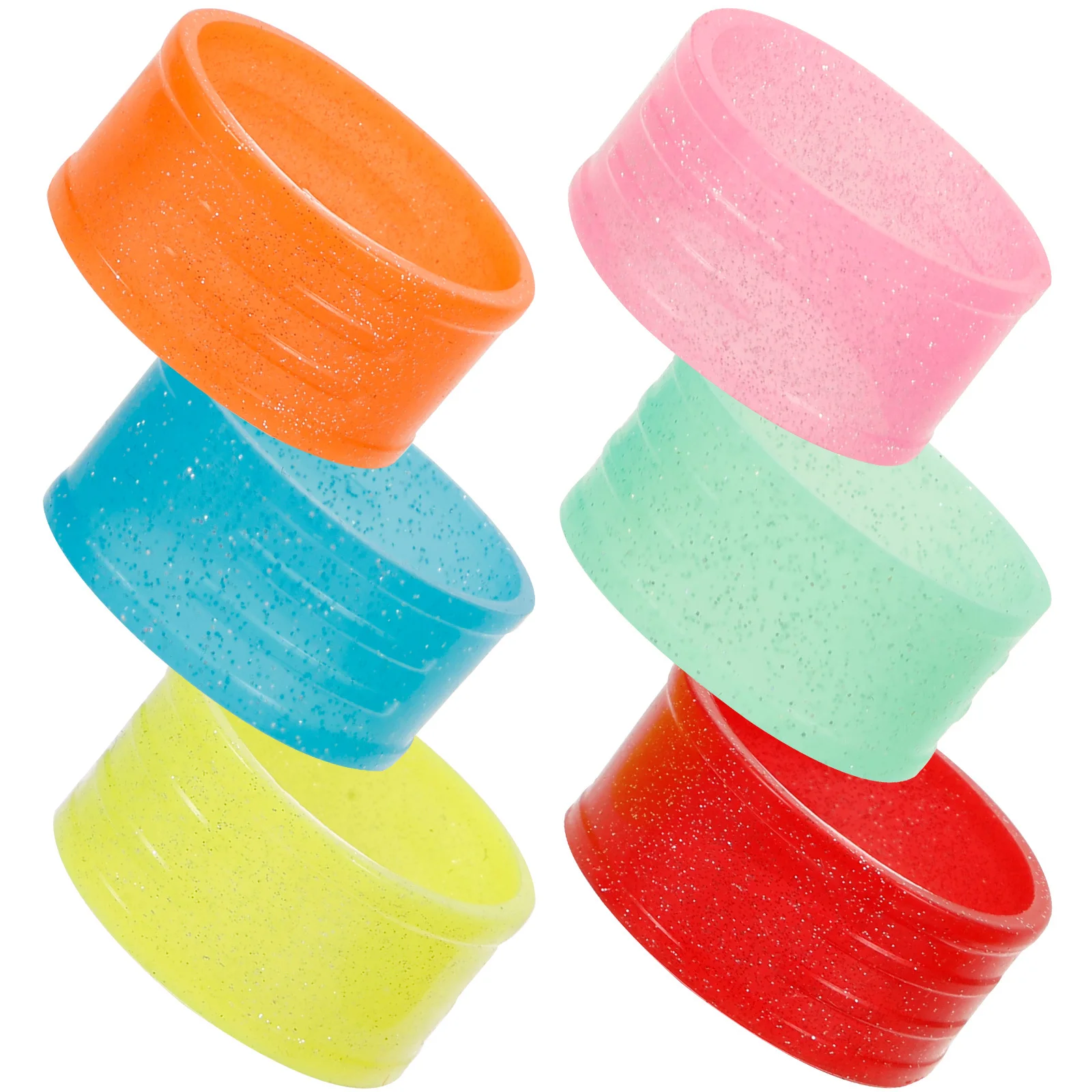 6 قطع من حلقات قبضة مضرب التنس المدمجة المضادة للانزلاق ومضادة للانزلاق ومضادة للانزلاق #6