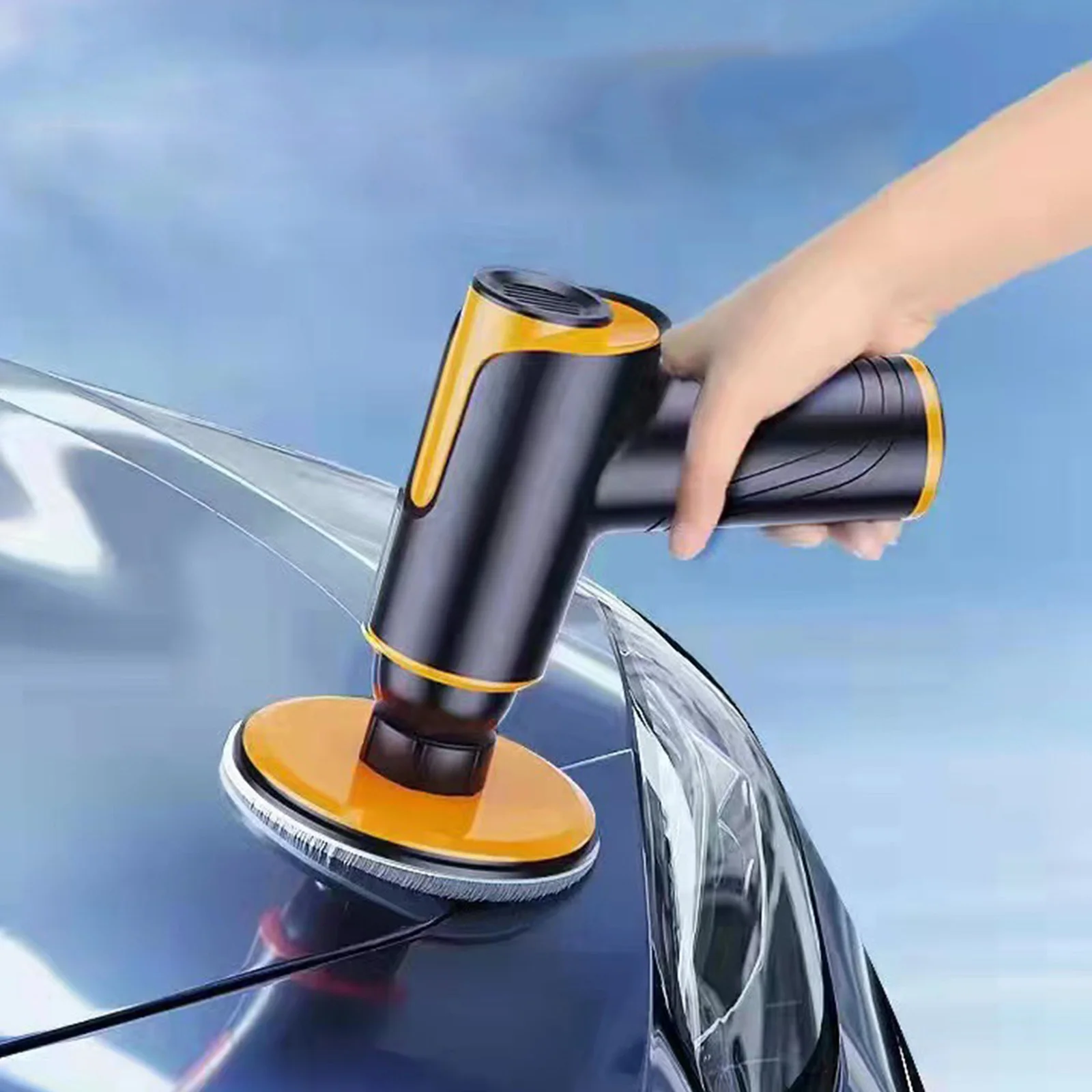 Car Polisher Machine Wireless Electric Polishing Waxing Machine for Car Cleanig Waxing Repair Wax Tool Auto Accessories