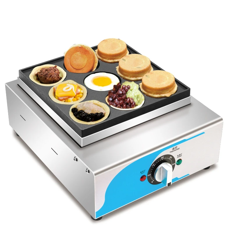 

Commercial stall snacks Gas electric red bean cake machine Wheel cake machine Meat egg burger machine