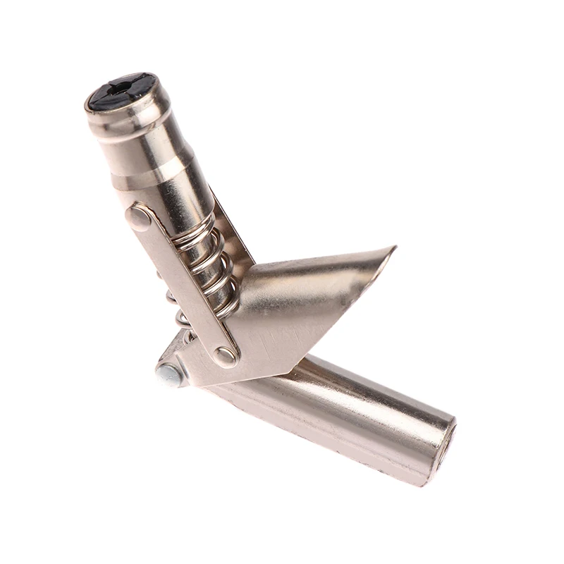 1Pc Metal Grease  Coupler High Pressure Oil Pump Filling Tool One-handed Injector Nipple Without Leaki