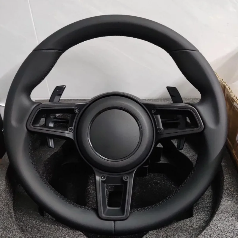 Without Button For Porsche 911 991 970 997 Boxster 987 996 Cayenne 957 958 981 Panamera Macan Taycan GT3 GTS Car Steering Wheel