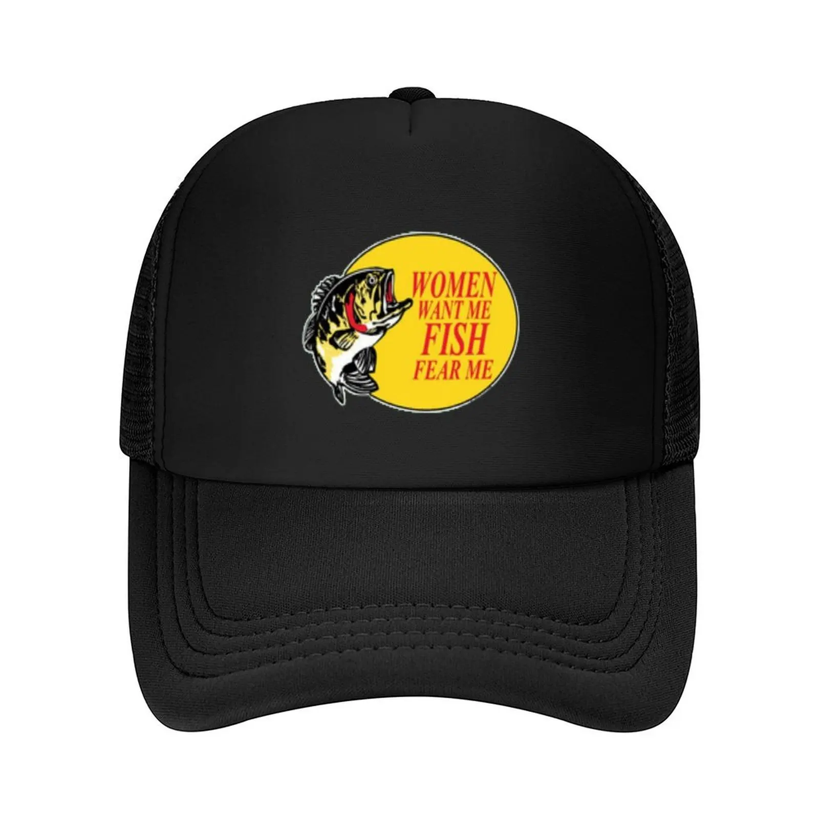 

fish want me women fear me Baseball Cap Horse Hat funny hat Fashion Beach Hood Female Men's