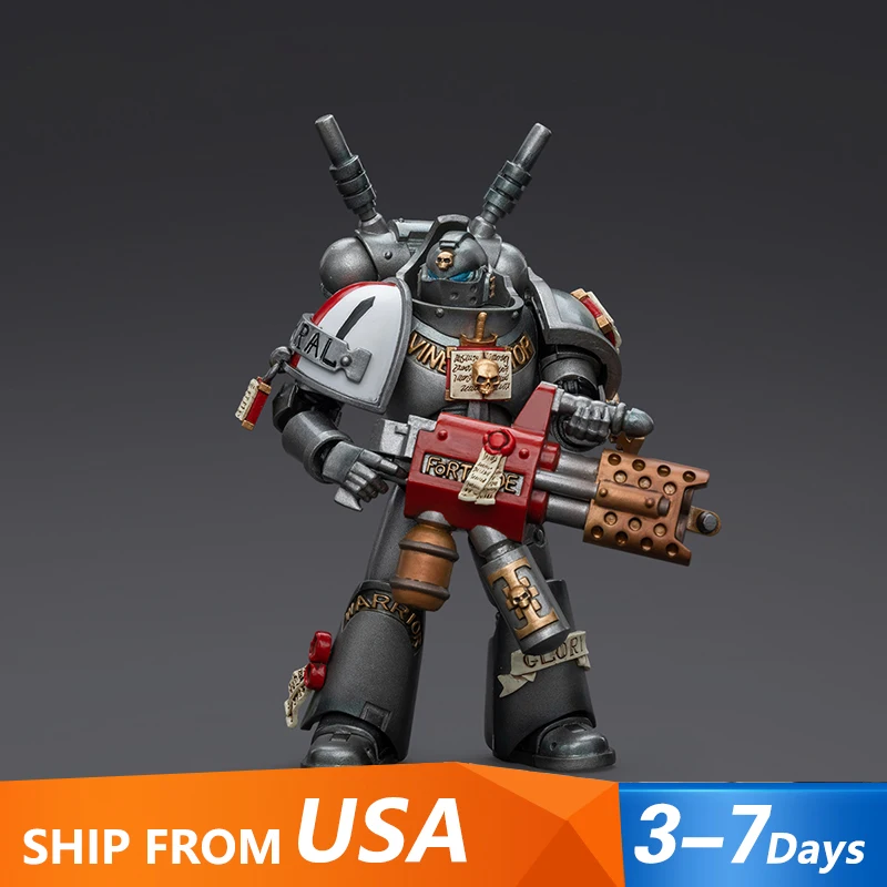 

In Stock JOYTOY Warhammer 40K Grey Knights Interceptor Squad Interceptor with Incinerator 1:18 Action Figure